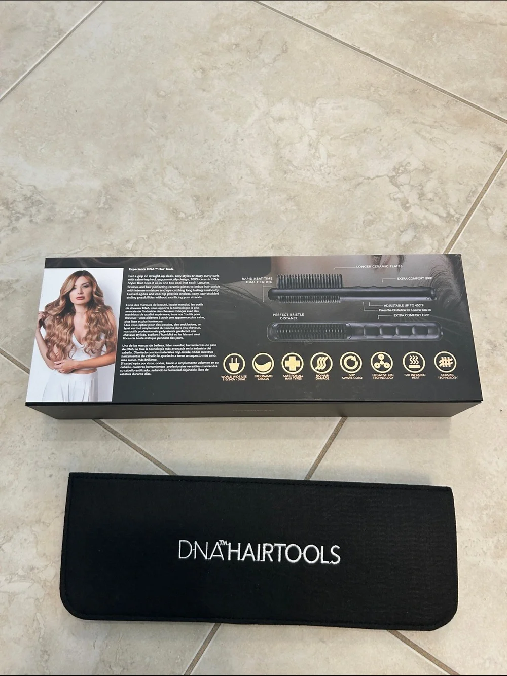 DNA Hairtools Heated Styling Comb- PRO2 ONIX